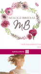 Mobile Screenshot of maggibridal.com